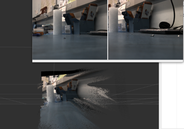 Stereo camera point cloud