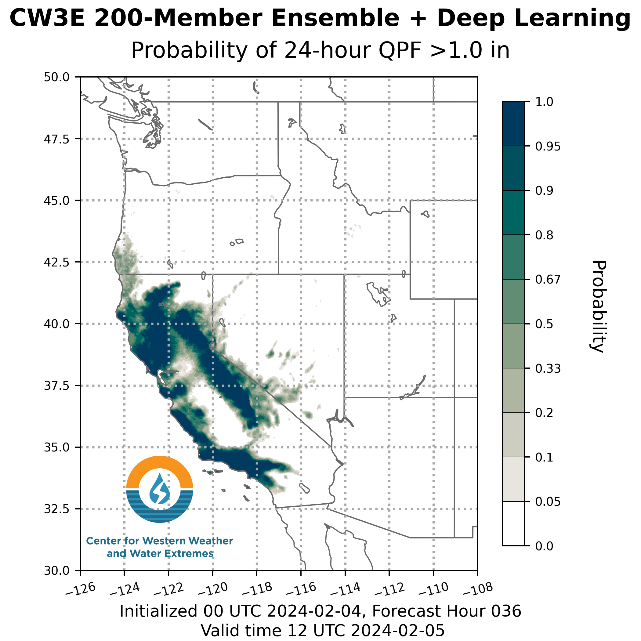 CW3E Mean Map